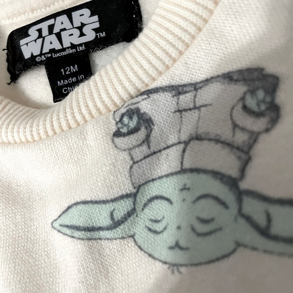 Star Wars Baby Yoda Toddler Girls Dress Size 12M - Picture 3 of 4